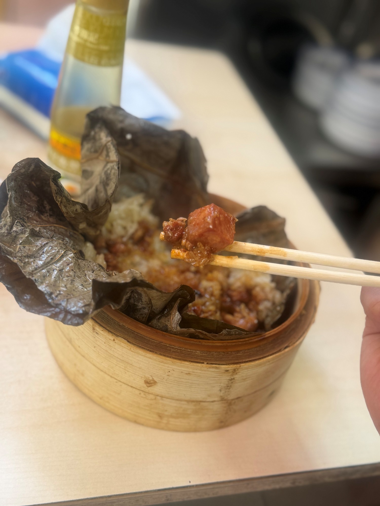Lotus leaf sticky rice 7